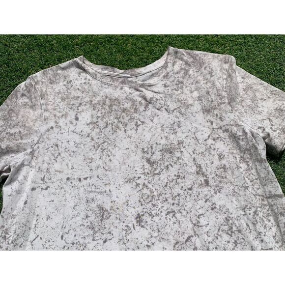 74- Lululemon Love Crew Cirrus Wash White Opal Raw tie dye Rover T-Shirt Top M - Picture 3 of 7